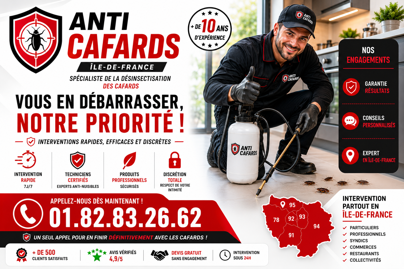 Cafards Cormeilles en Parisis